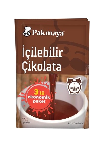 Sıcak Çikolata 3'lü 78 gr