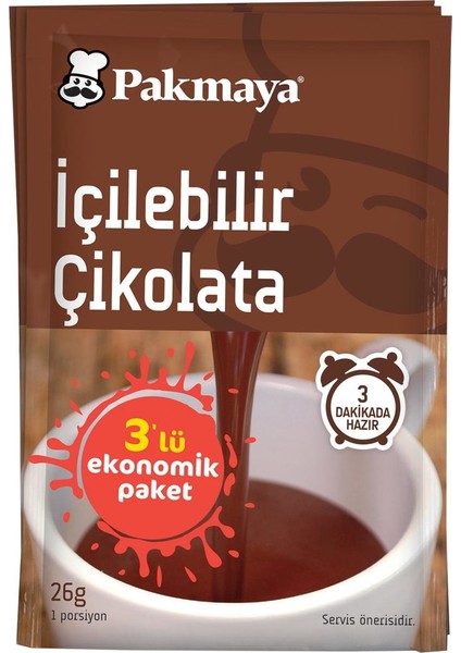 Sıcak Çikolata 3'lü 78 gr
