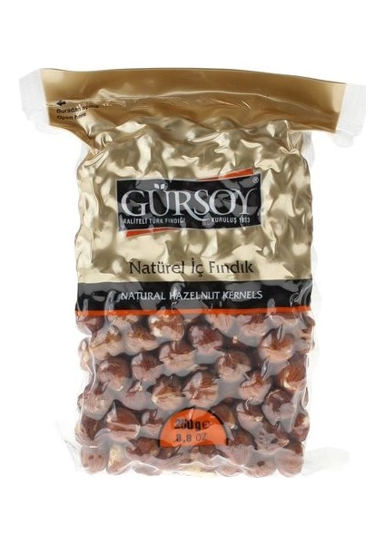 Natural Fındık İçi 250 gr