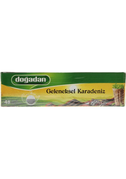 Geleneksel Karadeniz Demlik Poşet 48 li