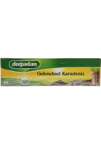 Geleneksel Karadeniz Demlik Poşet 48 li