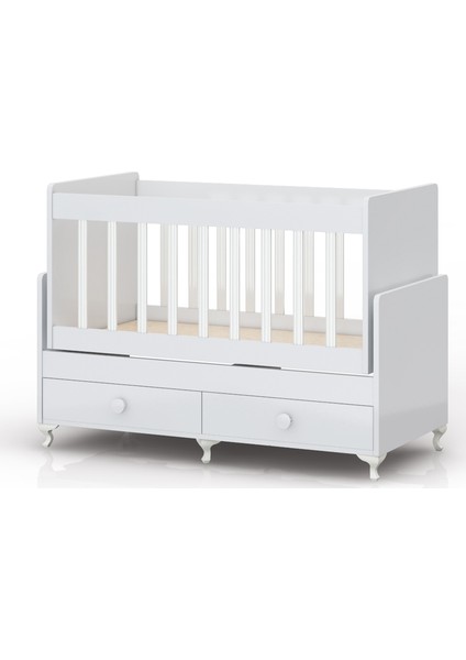 Sallanır Çekmeceli Bebek Beşiği