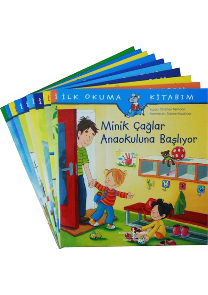 İlk Okuma Kitabım Çağlar Serisi 1 Set (9 Kitap + Boyama Kitabı)