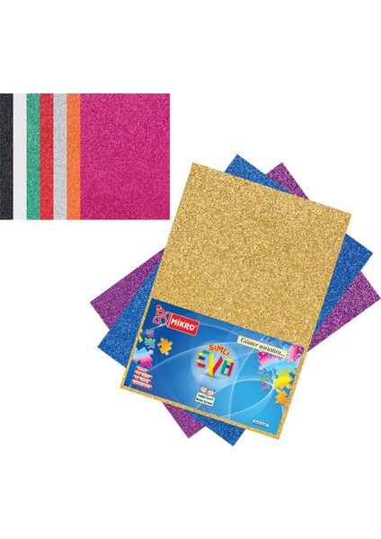 Eva Simli Yapışkanlı 10 Renk 2 Mm 50X70 Cm Eva-1027