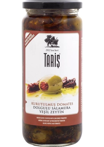 Kurutulmuş Domates Dolgulu Zeytin 495 gr