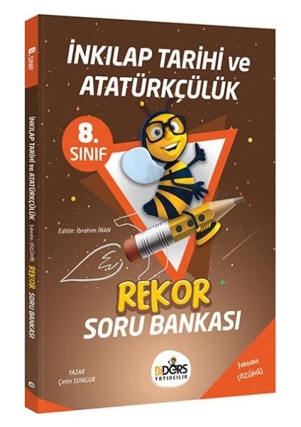 Biders 8. Sınıf İnkılap Tarihi Ve Atatürkçülük Rekor Soru Bankası-Yeni - Çetin Sungur