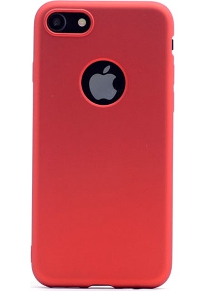 Case Street Apple iPhone 8 Kılıf Premier Silikon Kılıf Kırmızı