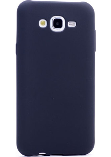 Samsung Galaxy J7 Core Kılıf Premier Silikon Kılıf+Nano Glass Koruyucu Siyah