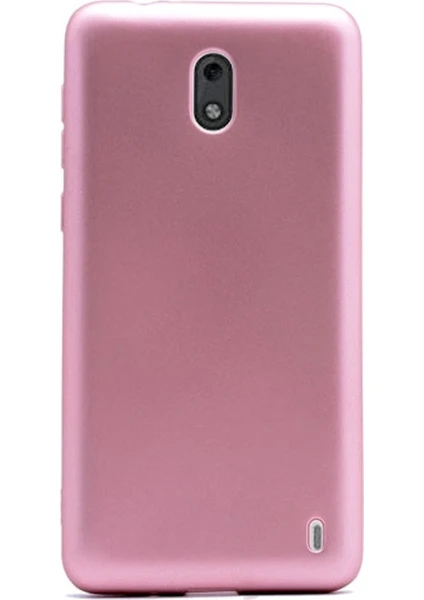 Case Street Nokia 2 Kılıf Premier Silikon Kılıf+Nano Glass Koruyucu Bronz