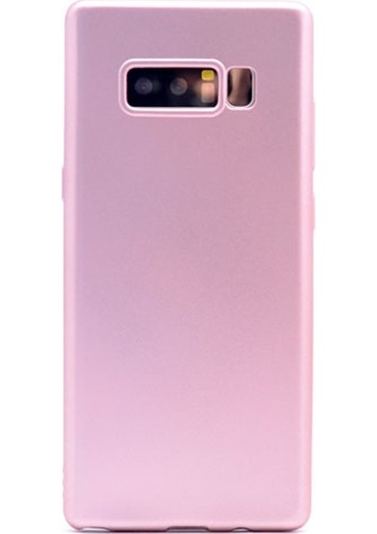 Note 8 Kılıf Premier Silikon Kılıf+3D Cam Bronz