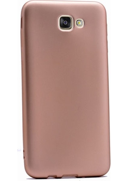 J5 2015 Kılıf Premier Silikon Kılıf+Nano Glass Koruyucu Gold