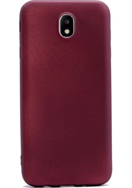 Samsung Galaxy J7 Pro Kılıf Premier Silikon Kılıf Mürdüm