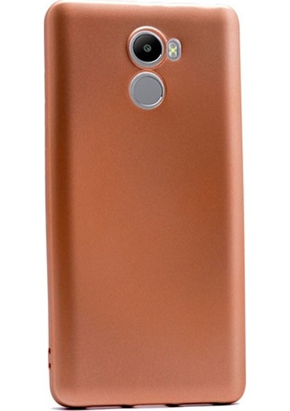 Xiaomi Redmi 4 Kılıf Premier Silikon Kılıf Gold