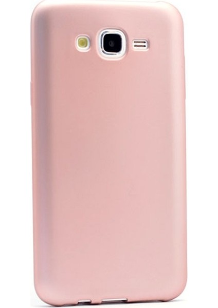 Samsung Galaxy J7 2015 Kılıf Premier Silikon+Nano Bronz