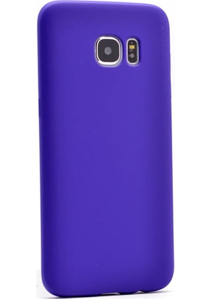 Samsung Galaxy S7 Edge Kılıf Premier Silikon Kılıf Mor