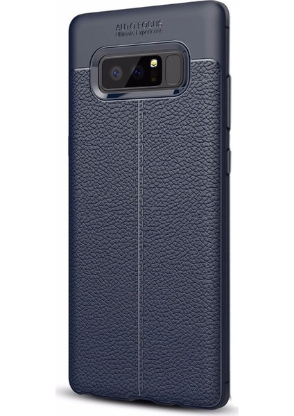 Note 8 Kılıf Niss Silikon Arka Koruma + Nano Glass Lacivert