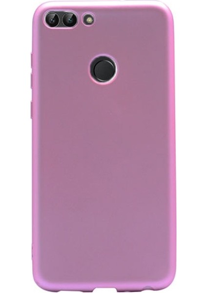 Huawei P Smart Kılıf Premier Silikon Kılıf+Nano Glass Bronz