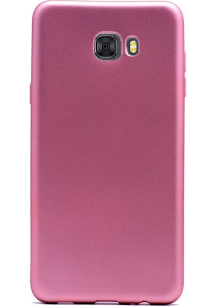 Samsung Galaxy C9 Pro Kılıf Premier Silikon+Nano Bronz