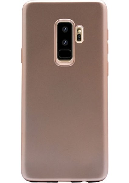 Samsung Galaxy S9 Kılıf Premier Silikon Kılıf Gold