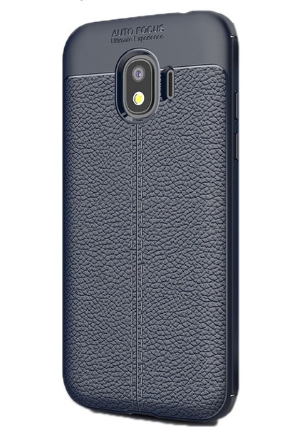 J2 Pro 2018 Kılıf Niss Silikon+Nano Glass Lacivert