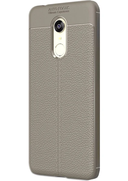 Case Street Xiaomi RedMi 5 Plus Kılıf Niss Silikon Arka Koruma+Nano Bej