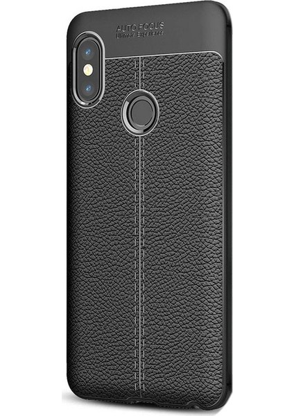 Xiaomi RedMi Note 5 Pro Kılıf Niss Silikon Kılıf+Nano Siyah