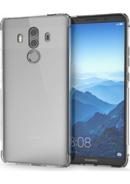 Huawei Mate 10 Pro Kılıf AntiShock Ultra Koruma Şeffaf