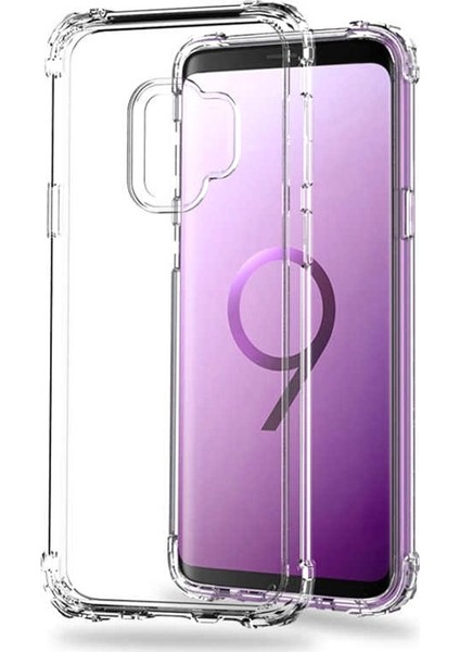 Samsung Galaxy S9 Kılıf AntiShock Ultra Koruma+3D Cam Şeffaf