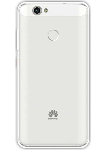 Case Street Huawei Nova Kılıf 02 mm Silikon Kılıf +Nano Glass Şeffaf