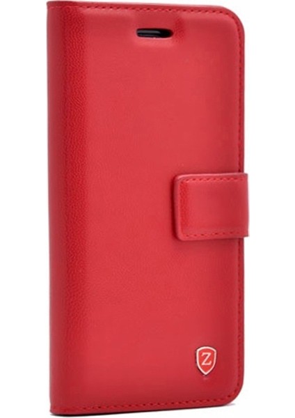 S8 Plus Kılıf Delüx Cüzdan Kapaklı Kırmızı