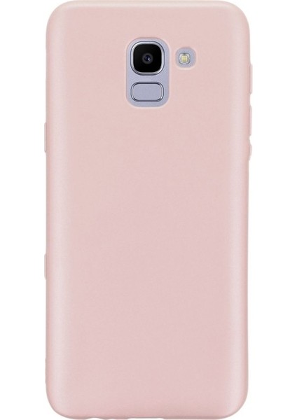 Samsung Galaxy J6 Kılıf Premier Esnek Silikon+Nano Glass Bronz