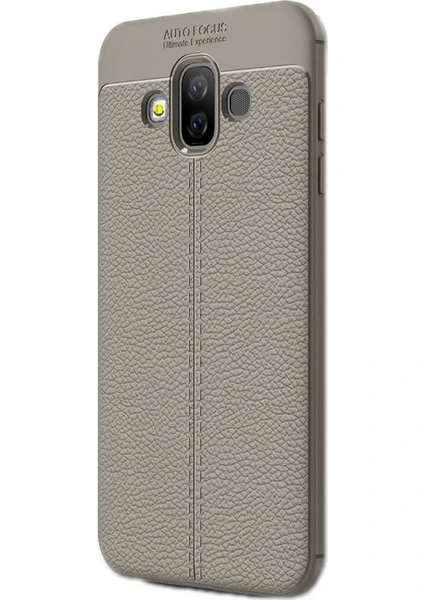 Case Street  J7 Duo Kılıf Niss Silikon+Nano Ekran Koruma Bej