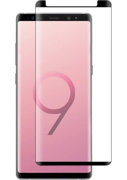 Samsung Galaxy Note 9 Kılıf Niss Deri Görünüm Silikon+3D Cam Lacivert fiyatları