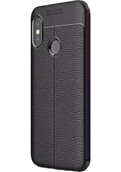 Case Street Xiaomi Mi 6X Kılıf Niss Silikon Ultra Soft+Nano Glass Siyah