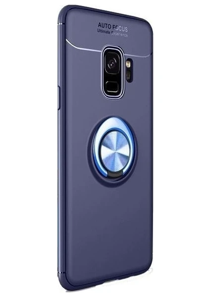 Case Street Samsung Galaxy J4 Kılıf Ravel Mıknatıs Özellik+Nano Koruyucu Ekran Lacivert