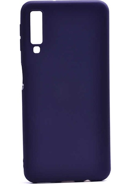 Samsung Galaxy A7 2018 A750F Kılıf Premier Silikon +Nano Lacivert