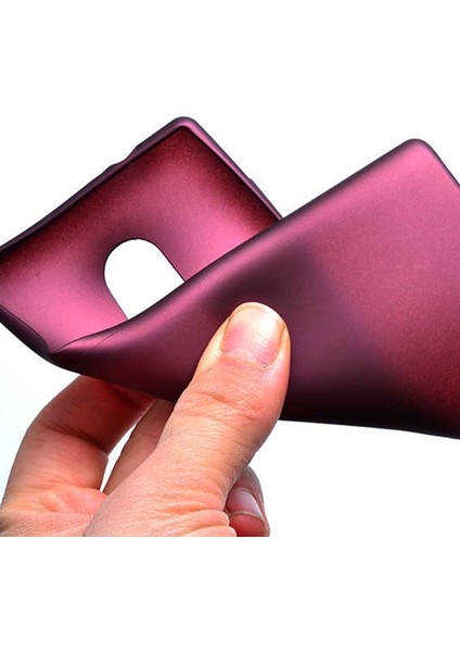 Alcatel 5 Kılıf Premier Silikon Arka Koruma + Nano Glass Bronz modelleri