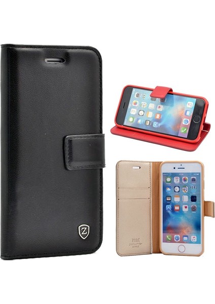J4 Plus Kılıf Delüx Cüzdan Kartvizitli+Nano Glass Siyah