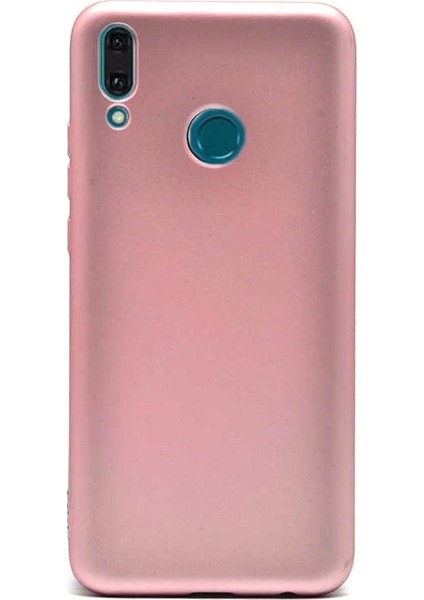 Huawei Y9 2019 Kılıf Premier Silikon Koruma+Nano Glass Bronz