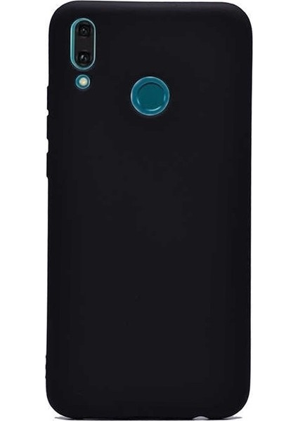 Huawei Y9 2019 Kılıf Premier Silikon Koruma+Nano Glass Siyah