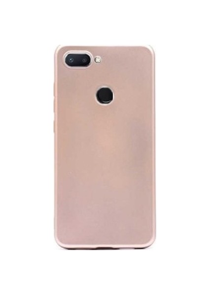 Xiaomi Redmi 6 Kılıf Premier Silikon Esnek Koruma+Nano Glass Gold