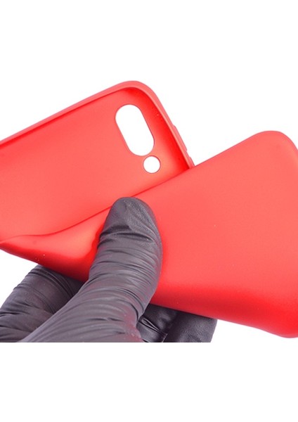 Samsung Galaxy A30 Kılıf Premier Silikon Koruma+Nano Glass Kırmızı modelleri