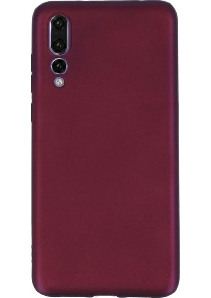 Xiaomi Mi 9 SE Kılıf Premier Silikon Esnek Arka Koruma+Nano Glass Mürdüm