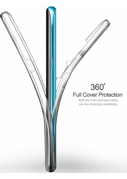 Samsung Galaxy S10+ Plus Kılıf Ön Arka Şeffaf Silikon Koruma Şeffaf