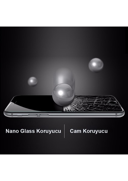 Huawei P30 Kılıf Gard Nitro Şeffaf Silikon+Nano Glass Şeffaf