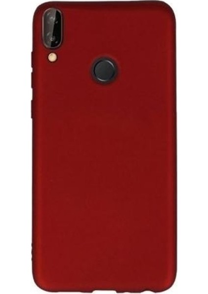 Samsung Galaxy A40 Kılıf Premier Silikon Esnek Koruma+Nano Glass Kırmızı