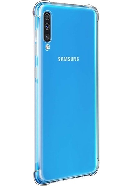Samsung Galaxy A70 Kılıf AntiShock Ultra Koruma Sert Kapak Renksiz