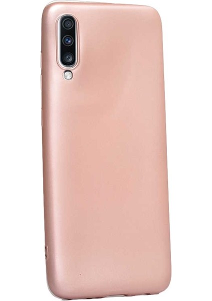 Samsung Galaxy A70 Kılıf Premier Silikon Koruma+Nano Glass Bronz