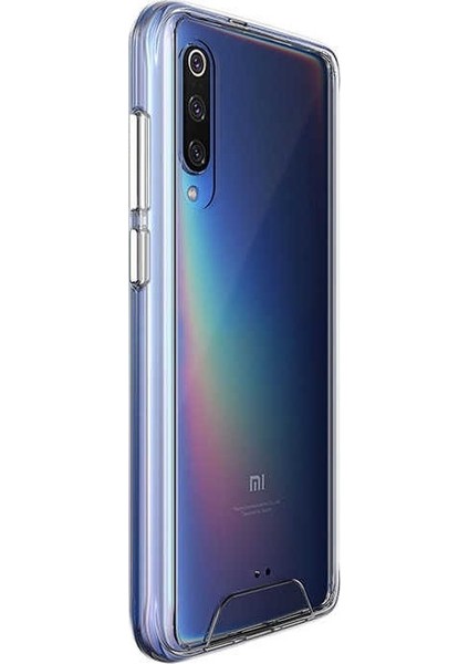 Xiaomi Mi 9 Kılıf Gard Nitro Şeffaf Sert Silikon Renksiz