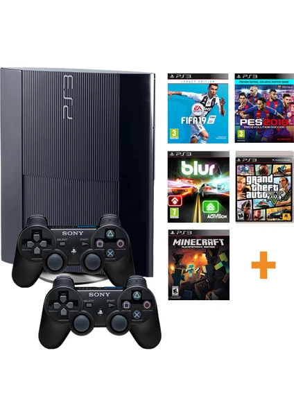 Playstation 3 320GB Yenilenmiş Oyun Konsolu 24 Adet Digital Oyunlu